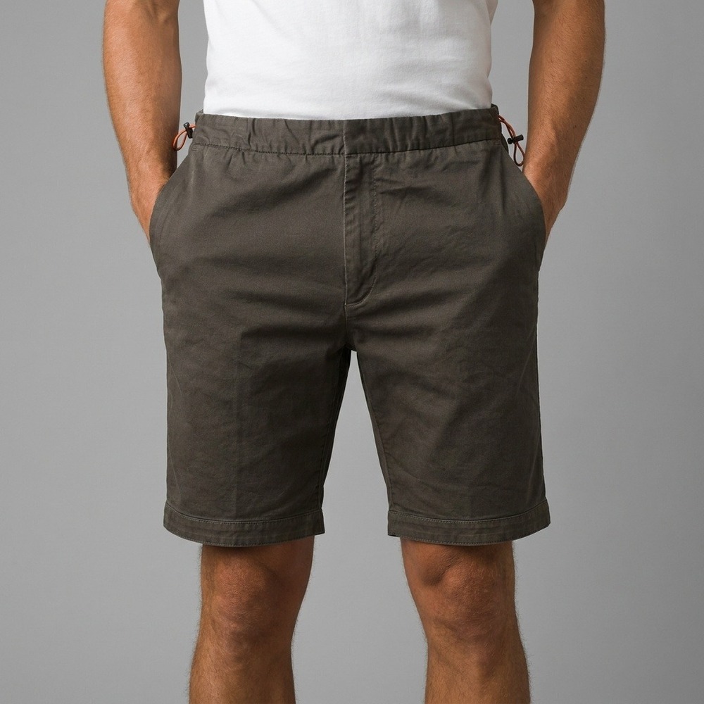Moncler Pantalone Bermuda Shorts Mens 34 Brown Bungee Waist